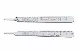 Swann Morton surgical handles No.3 No.4 retractaway handle metal craft handles