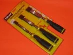 Rolson 3pc soft grip wood chisels