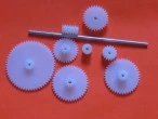 Mini hobby gears with shaft