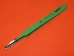 Epoxy coated round tipped tweezers