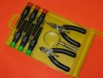 Precision screwdriver and mini plier set