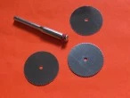 Mini steel cutting discs with mandrel