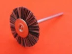 horse hair bristle rotary brush