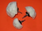 3pc set dome head cotton polishing mops